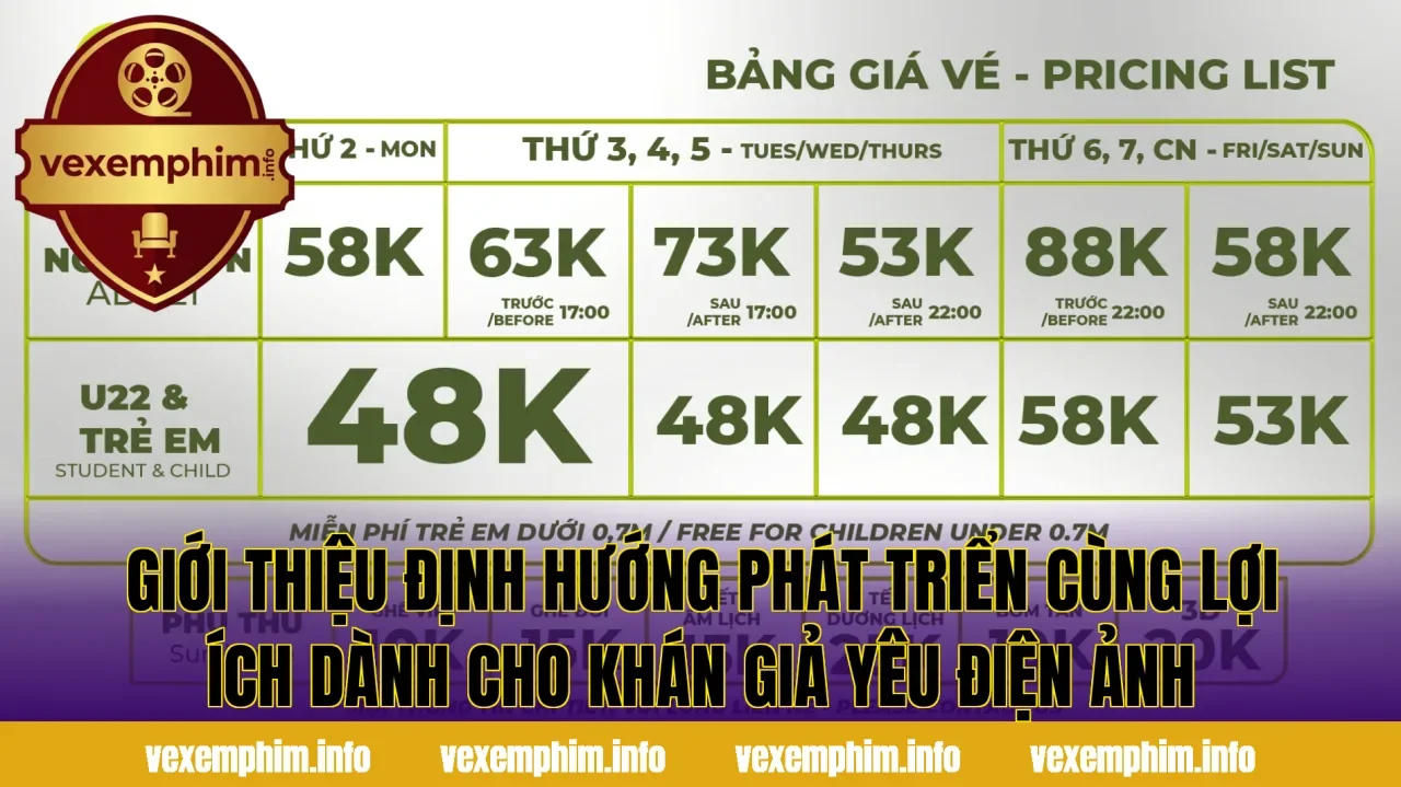 Giới thiệu định hướng phát triển cùng lợi ích dành cho khán giả yêu điện ảnh