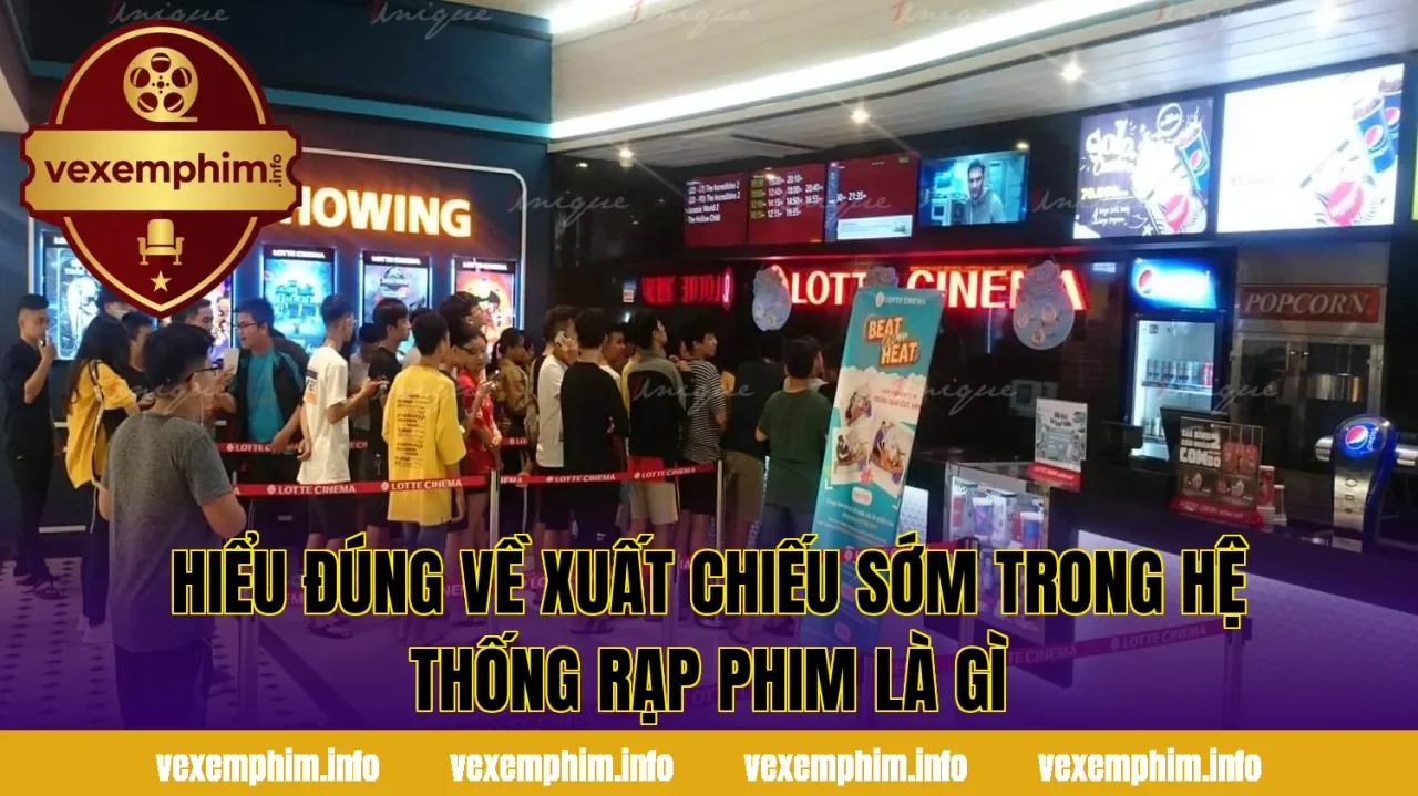 Hiểu đúng về xuất chiếu sớm trong hệ thống rạp phim là gì