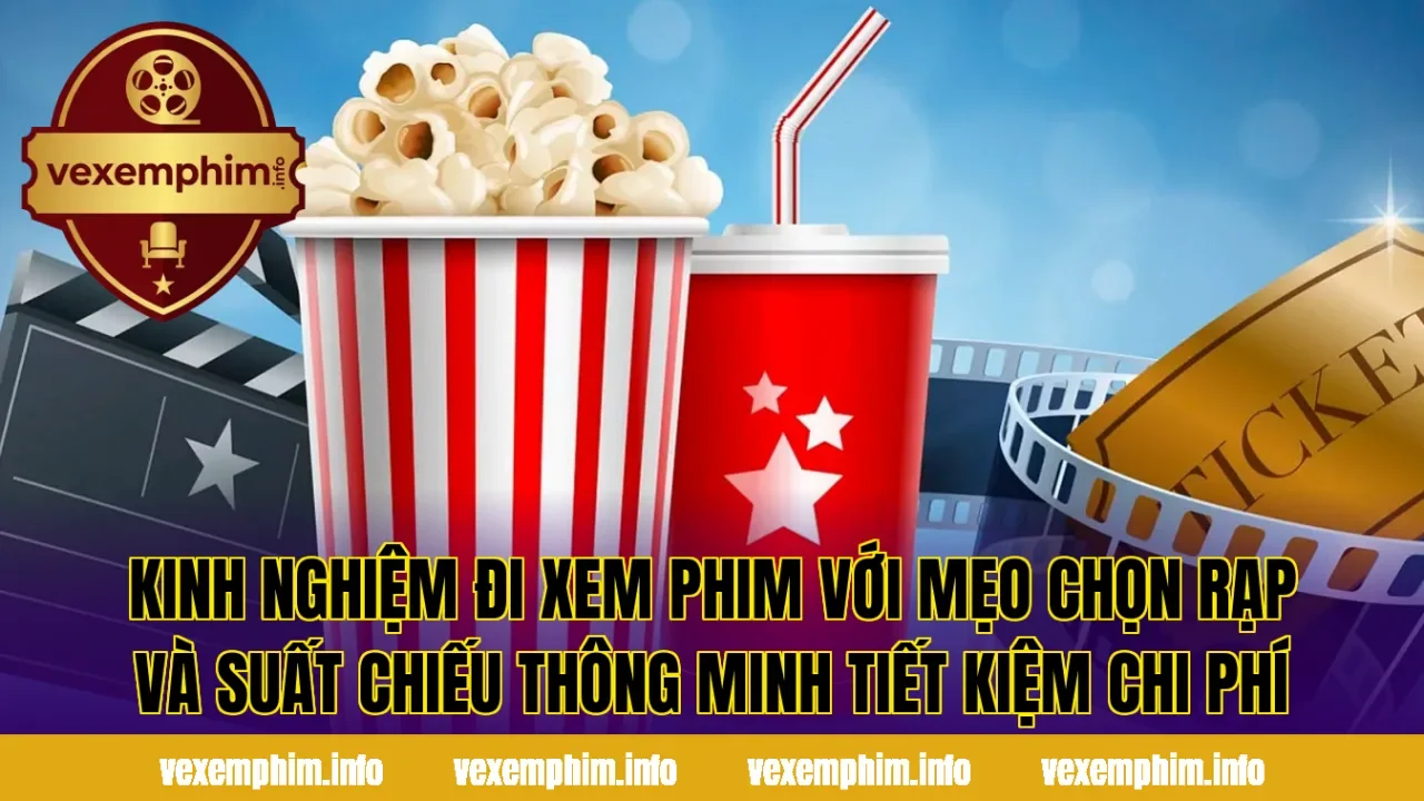 Kinh nghiệm đi xem phim với mẹo chọn rạp và suất chiếu thông minh tiết kiệm chi phí