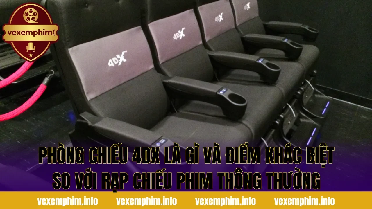 Phòng chiếu 4DX là gì và điểm khác biệt so với rạp chiếu phim thông thường