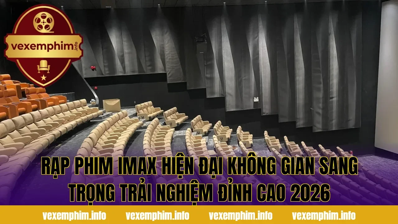 Rạp Phim IMAX Hiện Đại Không Gian Sang Trọng Trải Nghiệm Đỉnh Cao 2026