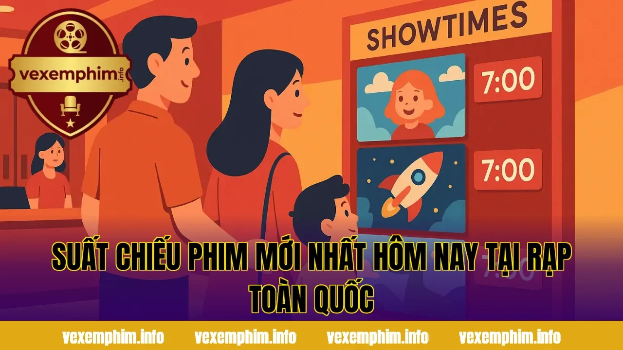 Suất chiếu phim mới nhất hôm nay tại rạp toàn quốc