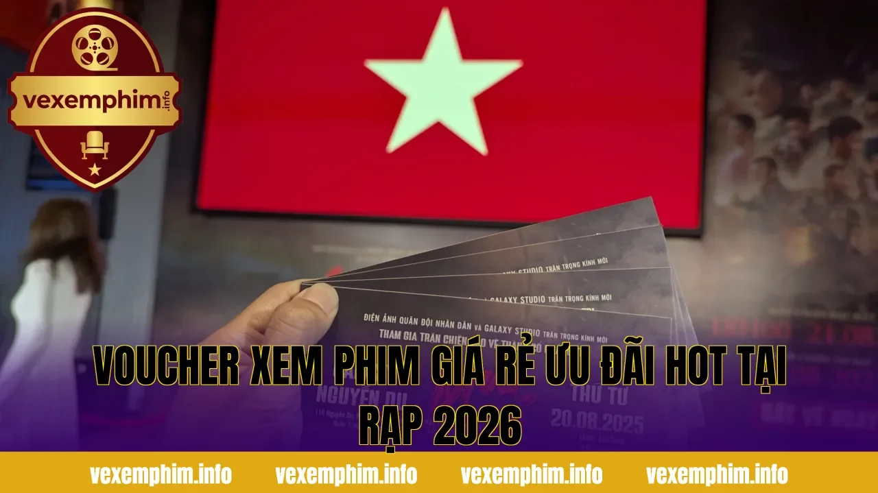 Voucher xem phim giá rẻ ưu đãi hot tại rạp 2026