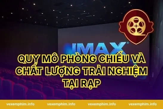 Quy mô phòng chiếu và chất lượng trải nghiệm tại rạp